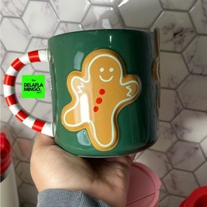 Starbucks Mexico Christmas Gingerbread Cookie Mug 14oz